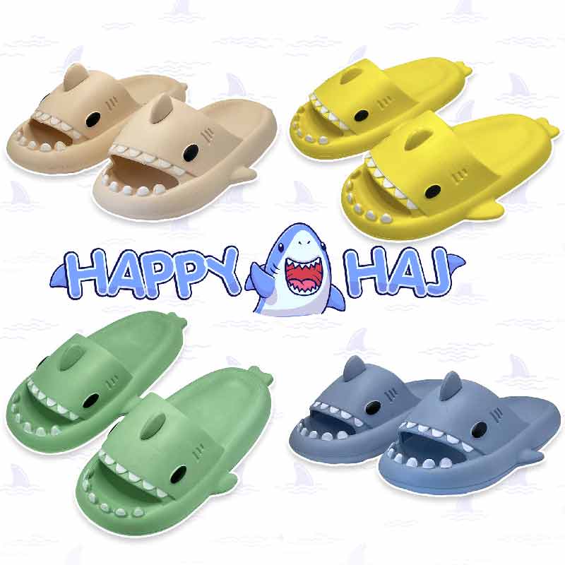 Nu lanserar vi Happy Haj, sommar och vintertofflor för barn och vuxna!