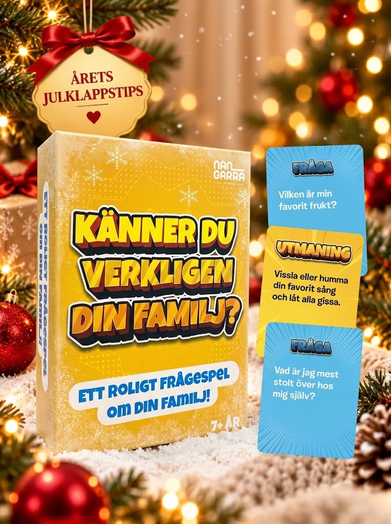 Känner du verkligen din familj Sällskapsspel
