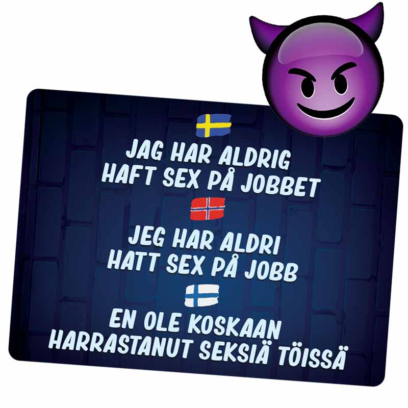 Jag har aldrig XXX